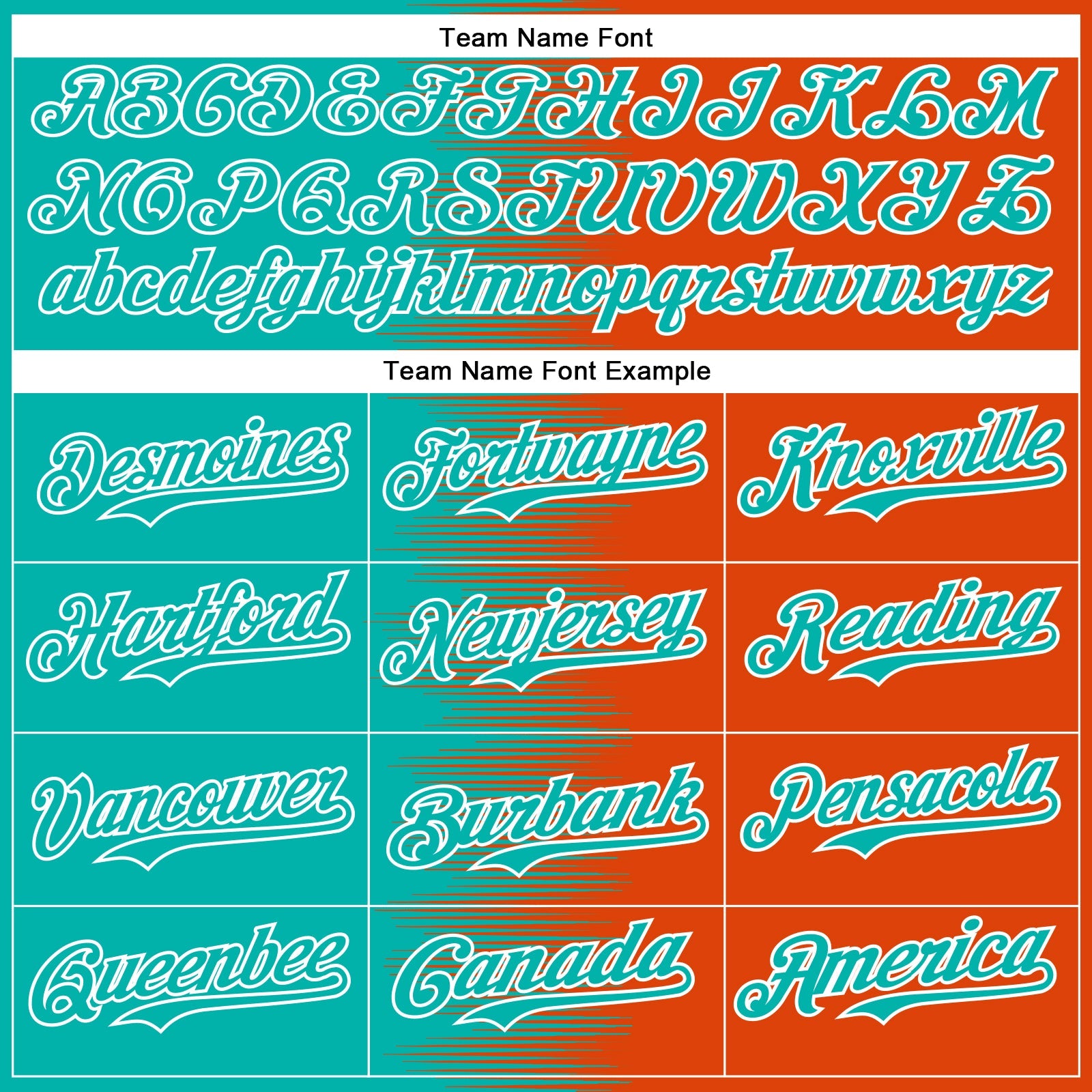 Custom Aqua Orange-White Gradient Line Bomber Full-Snap Varsity Letterman Hoodie Jacket